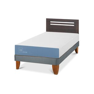 Cama Europea Cic Excellence / 1.5 Plazas / Base Normal + Respaldo