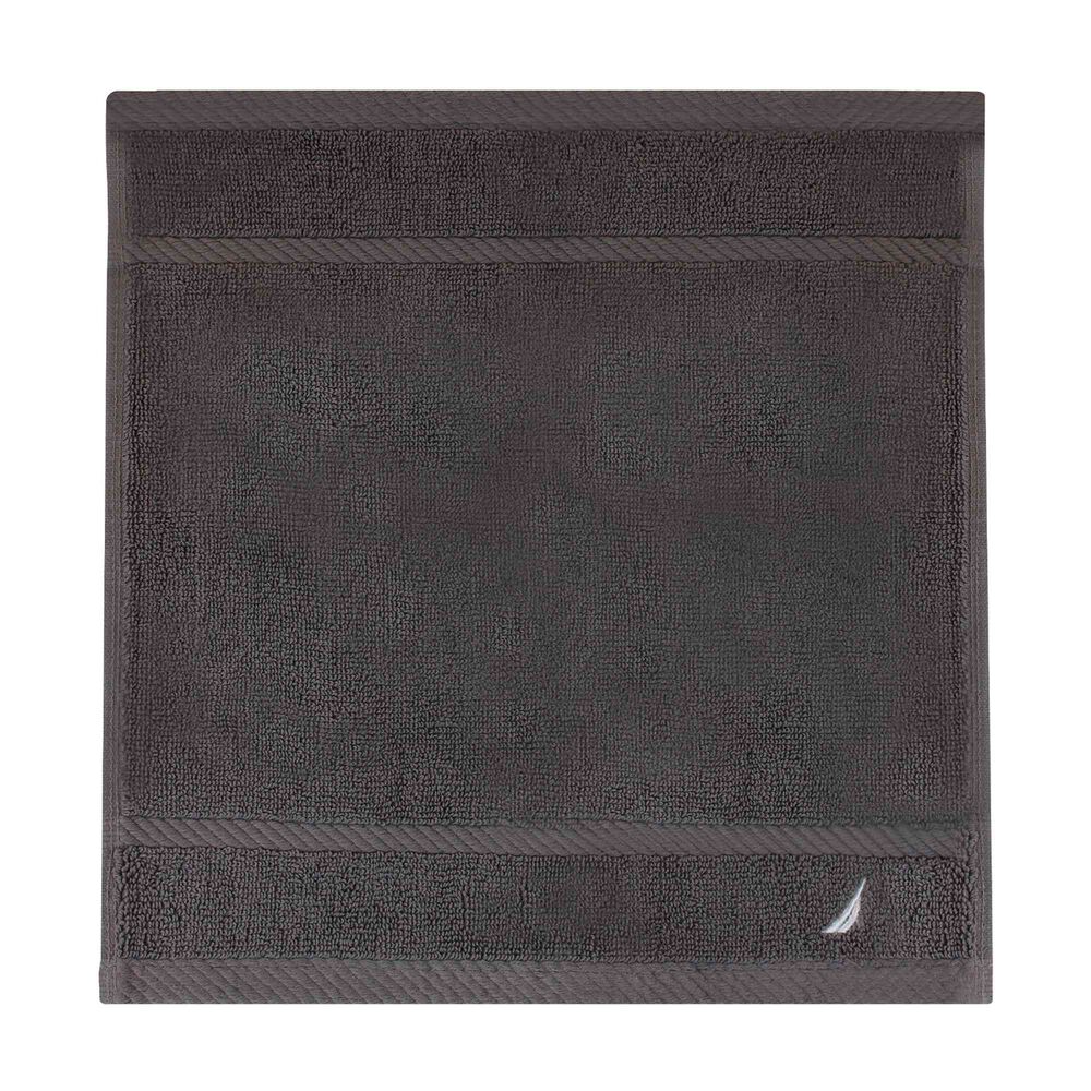 Toalla De Cara Signature Nautica 100% Algod&oacute;n 33x33cm Premium Gris Oscuro image number 3.0