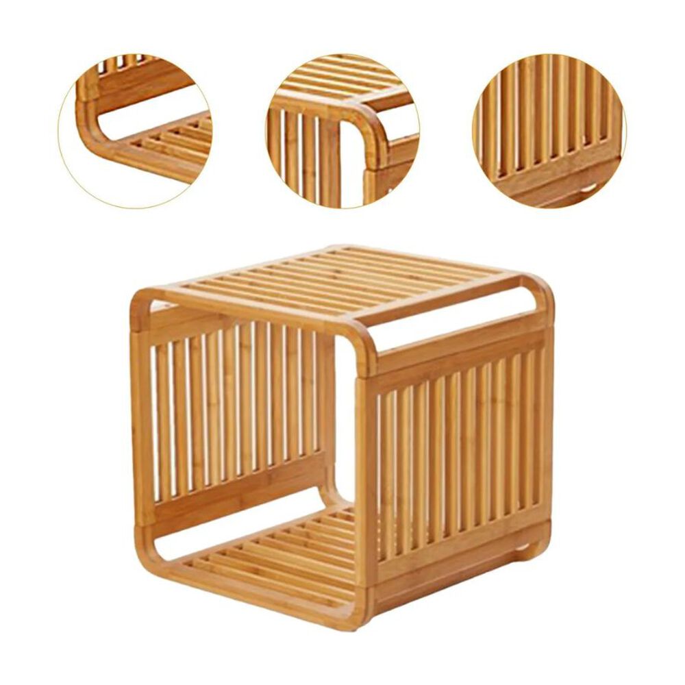 Soporte De Madera Para Plantas Mesita De Noche image number 2.0