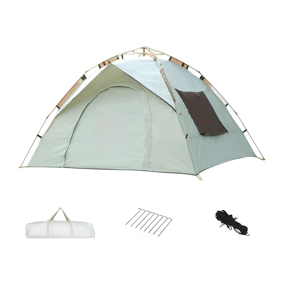 Carpa Camping Automática 4 Personas Con Accesorios Roof Gris image number 0.0