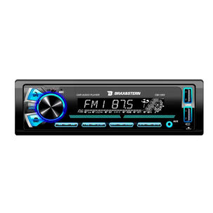 Radio Auto 1 Din Bluetooth Usb Aux Mp3 Desmontable Cm1303