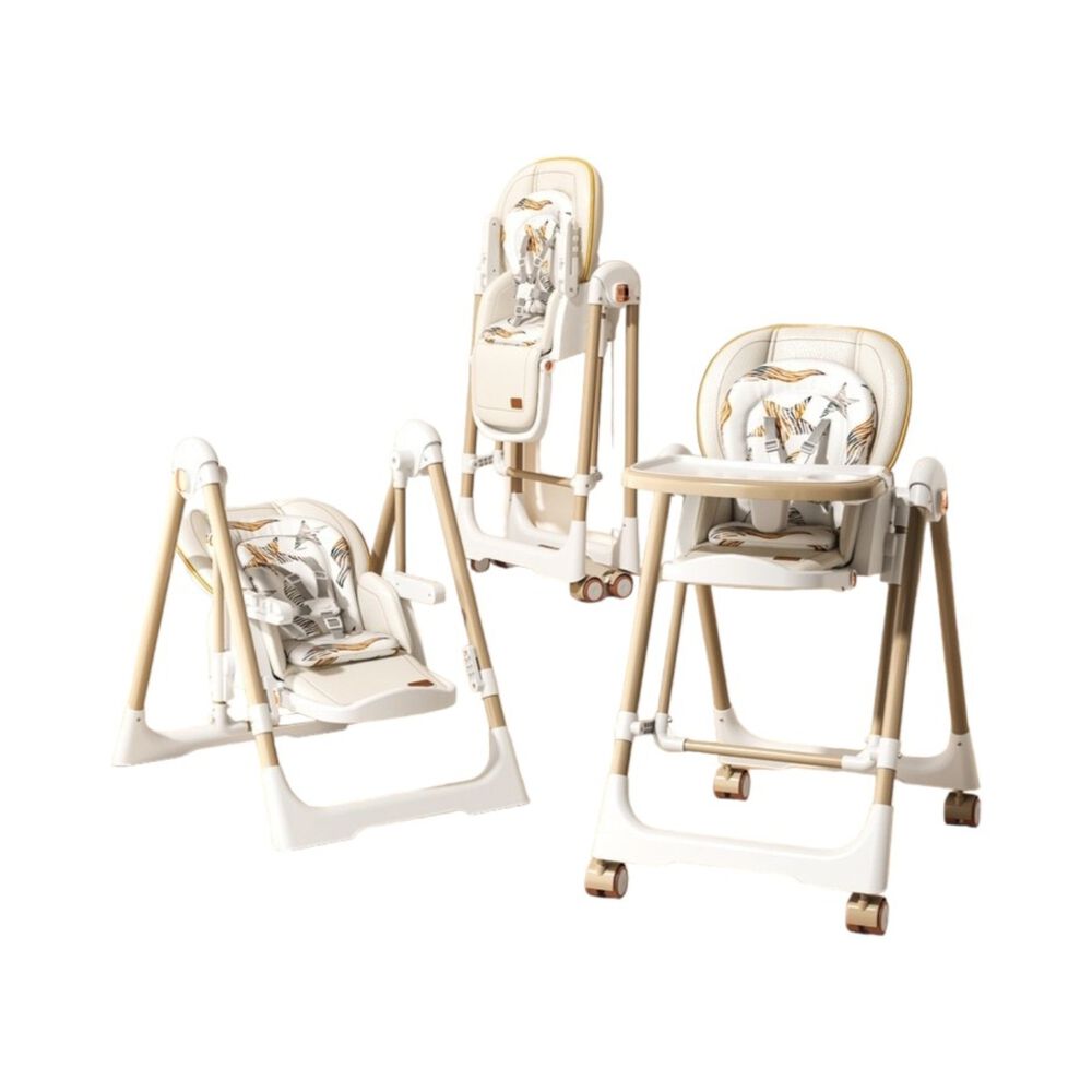 Silla De Comer Columpio 2 En 1 Lubabycas Blanca image number 8.0