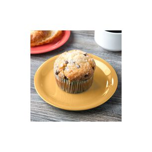 Set De 4 Plato Melamina Amarilla 16.5 Cm