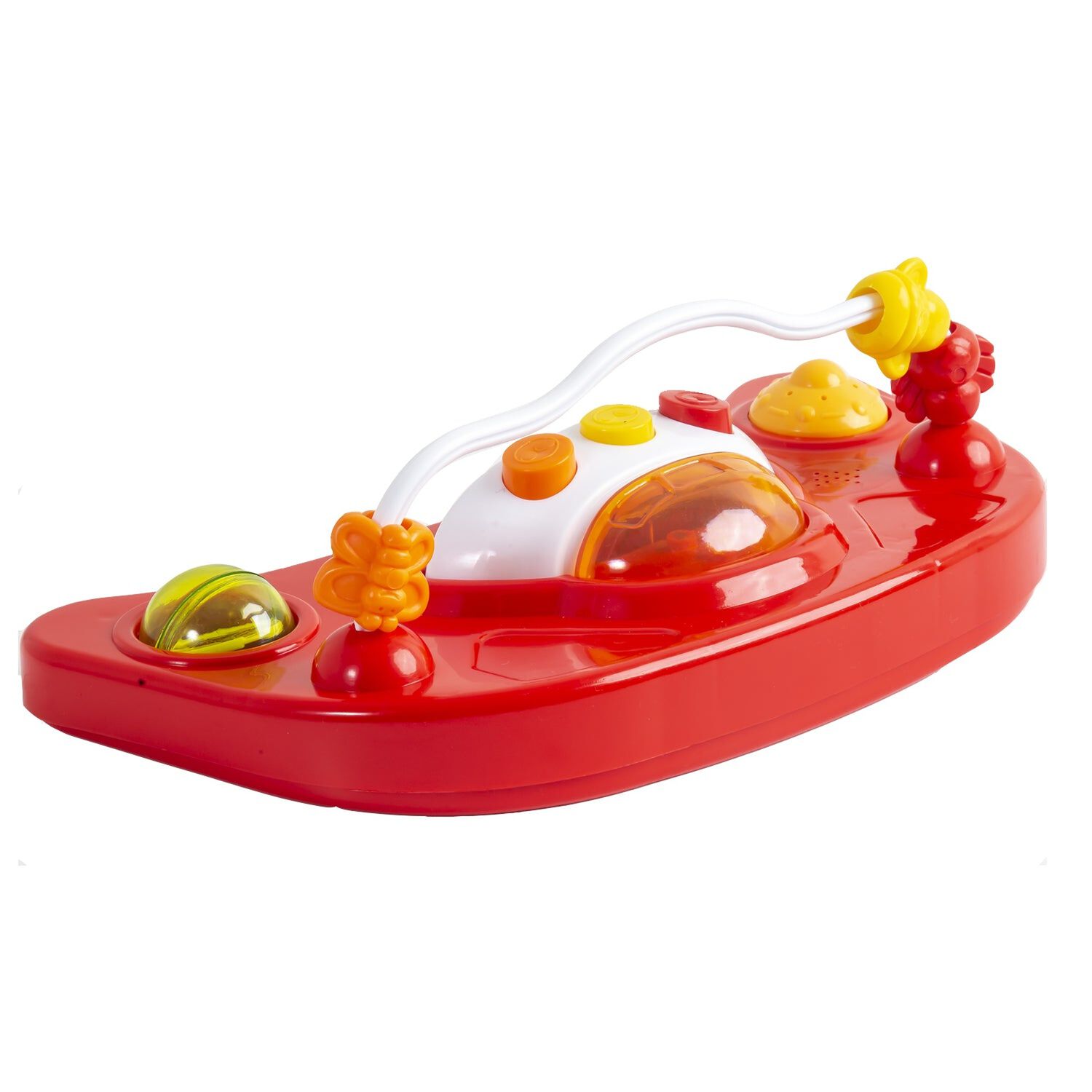 Andador Musical Airbus Rojo Celeste image number 4.0