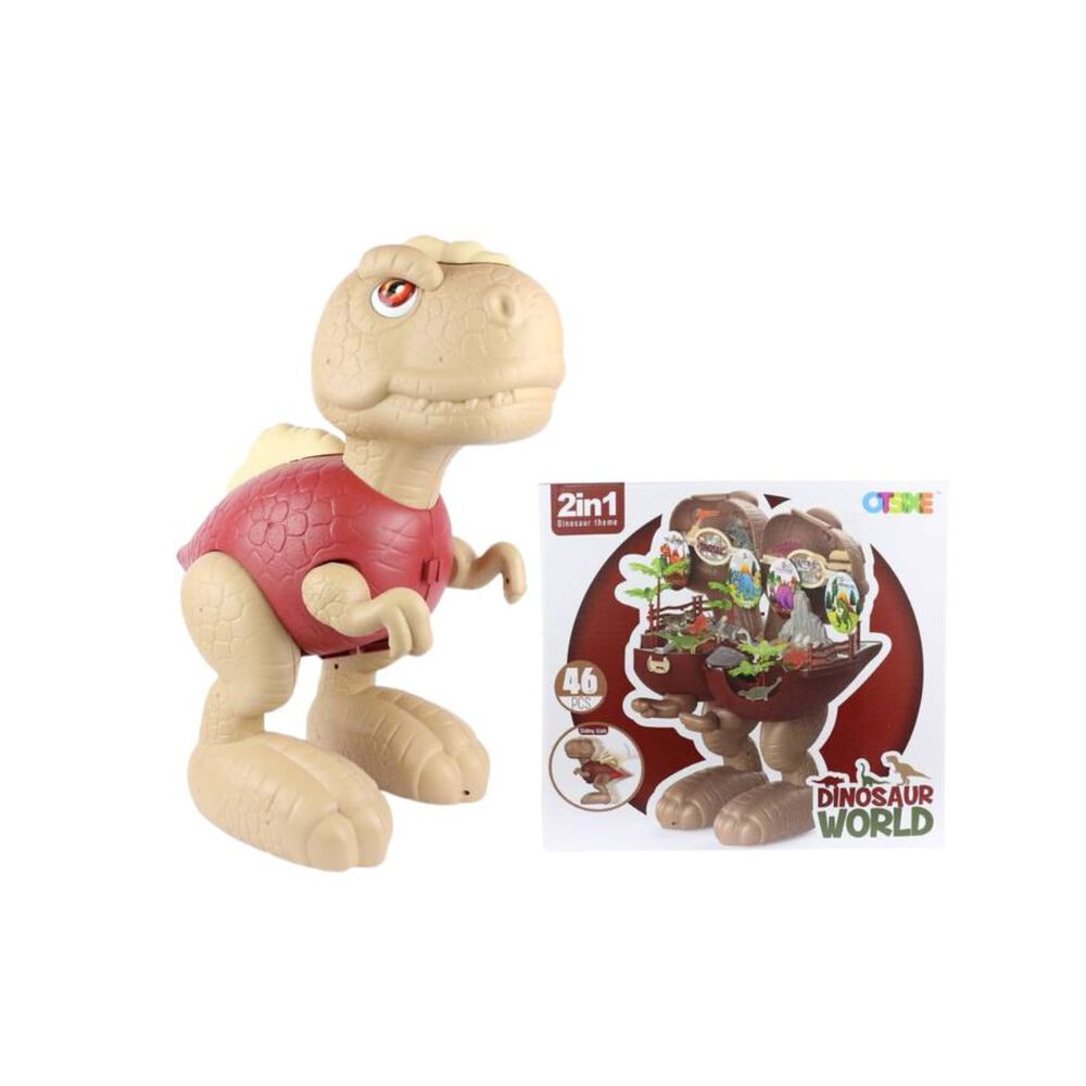 Mundo Jurasico Mesa Infantil Tiranosaurio Rex Juguete 2en1 image number 3.0