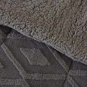 Plumon Jqd Sherpa King Rombo Gris
