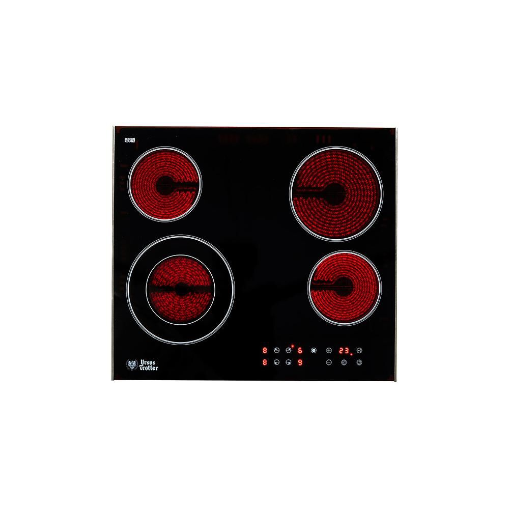 Encimera Eléctrica Ursus Trotter Vitrocerámica Vft-4 / 4 Quemadores en  Oferta | Hites.com