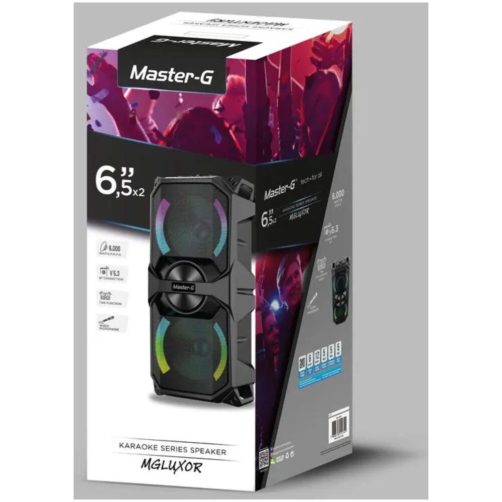 Parlante Bluetooth Karaoke 4000w Negro Luxor image number 6.0