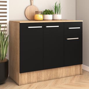 Mueble De Cocina Base Vekkahome Madri Grey