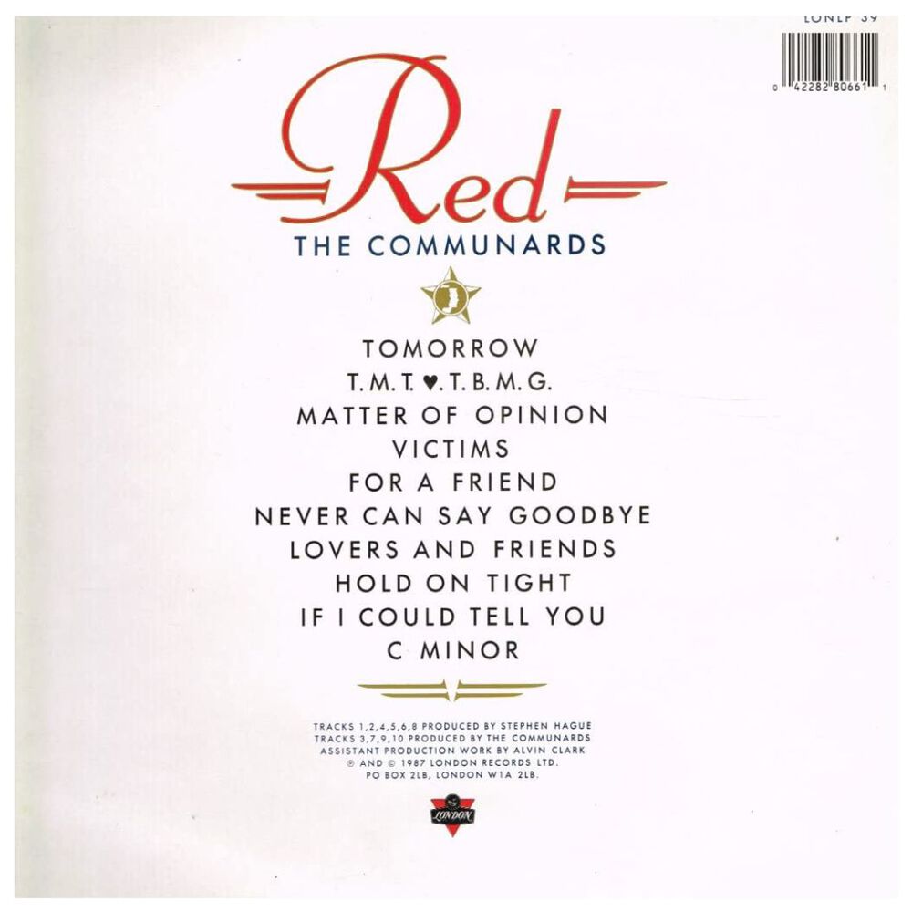 Communards - Red (35th Anniversary) | Vinilo image number 1.0