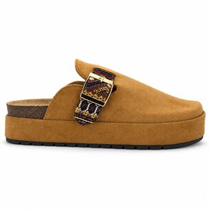 Zapato De Mujer Camel Casual Chalada Risco-3