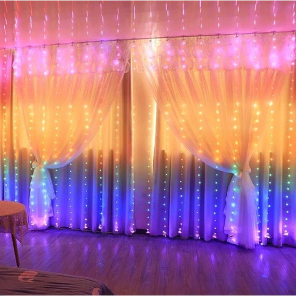 Cortinas Serie Luces 300 Led Decorativas Usb 8 Modelo 3x2.8m image number 5.0