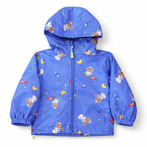 Chaqueta Ni&ntilde;o Impermeable Con Capucha Cortaviento Infantil