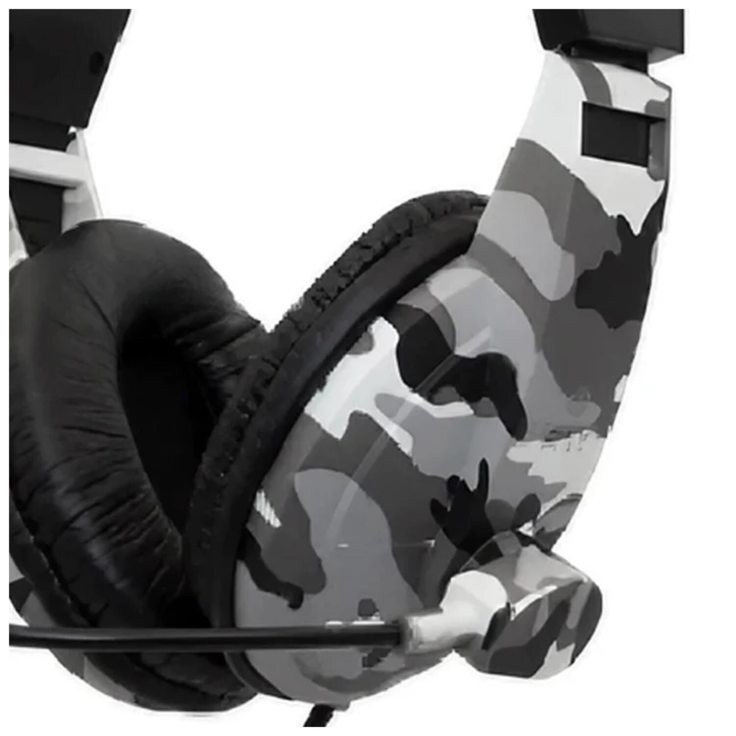 Audifonos Gamer Overear Jack 3.5mm Mimetizado Gris image number 2.0