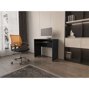 Combo Oficina New York 1 Escritorio Wengue + Silla Color Ergonomica Altura Ajustable