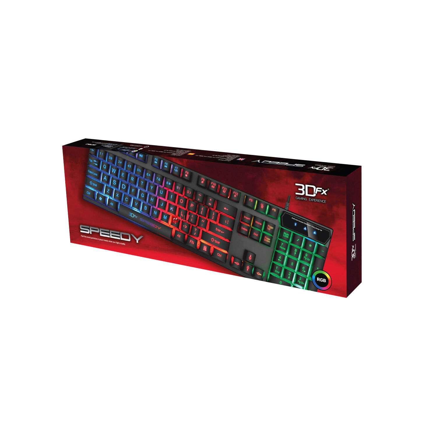 Teclado Gamer Pc Retroiluminaci&oacute;n Speedy - Ps image number 3.0