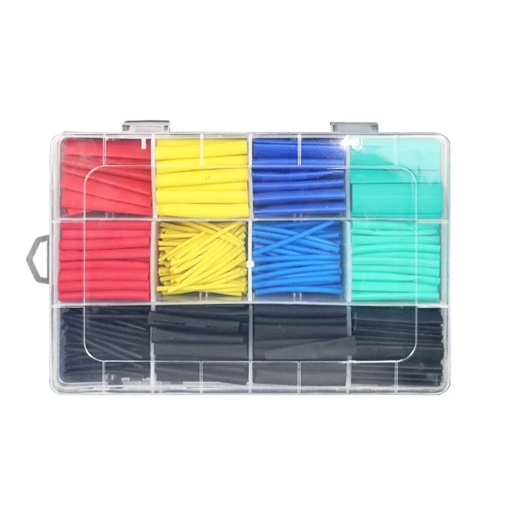 Kit De Tubos Termoretractil 530 Piezas De Distintos Colores image number 0.0