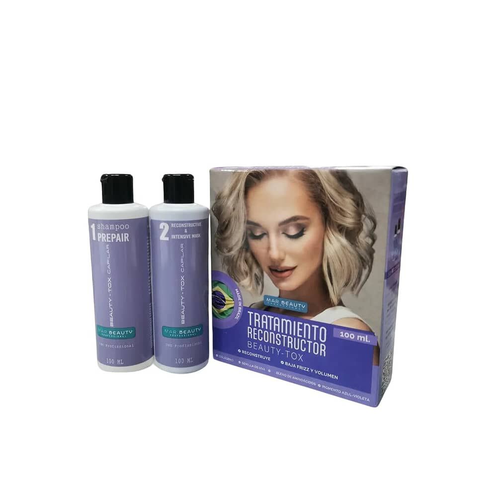 Kit Tratamiento Reconstructor Beauty-tox 100ml C/u 2 Pasos Marbeauty image number 0.0