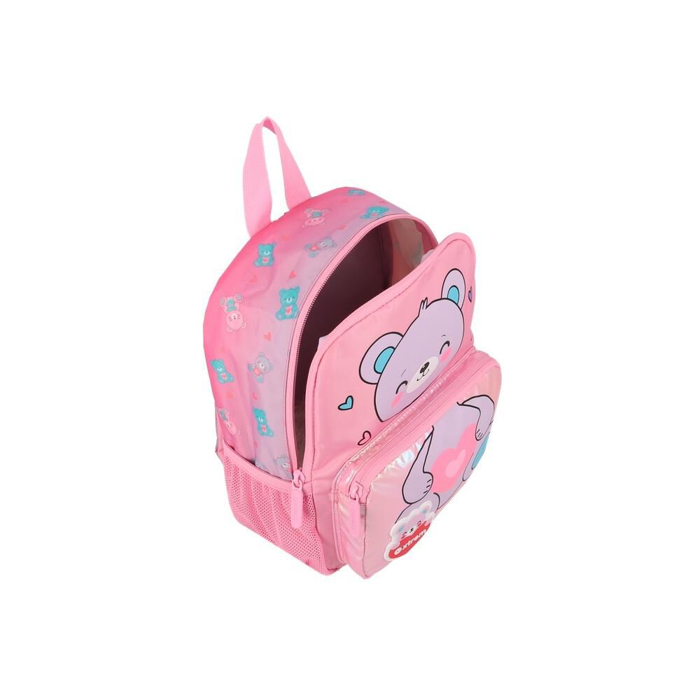 Mochila Xtrem Play-time 6xt Oso Rosado image number 3.0