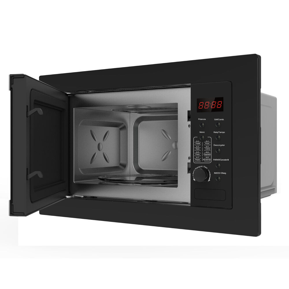 Horno Microondas Empotrable Negro 25l image number 2.0