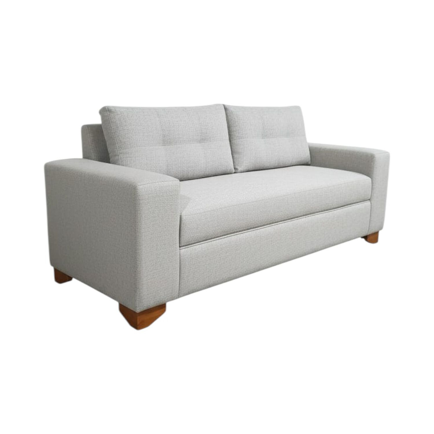 Sofa Paris Dos Cuerpos Lino Gris Claro image number 1.0