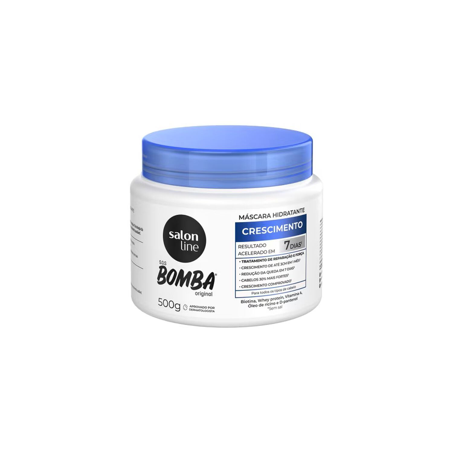 Mascara Sos Bomba Original Crescimento De 500gr Salon Line image number 0.0