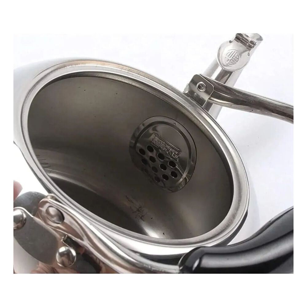 Tetera De Acero Inoxidable Cuello De Cisne De 5 Litros Color Plateado image number 3.0