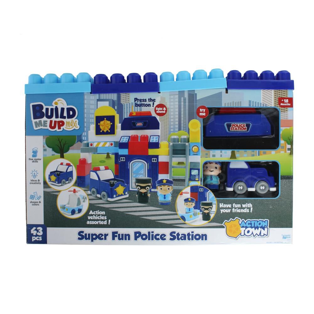 Bloques De Encaje Hitoys Super Fun Police Station image number 1.0