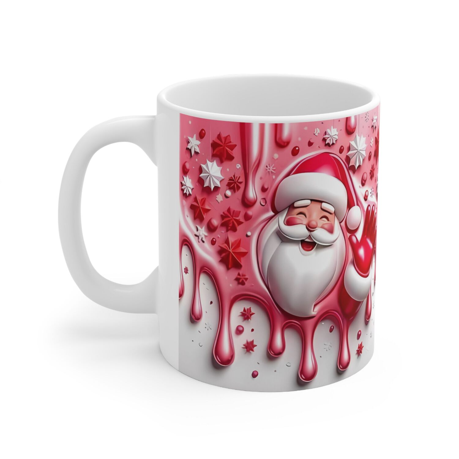 Taza Navidad Viejito Pascuero Sublimado 3d 325ml image number 2.0