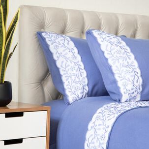 Juego De S&aacute;banas Belle Noite Aurora / 2 Plazas