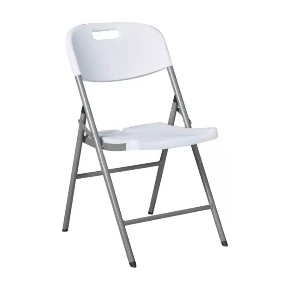 2 Silla Plegable Shorbull Plastico Blanca Resistente Evento Color Blanco Silla Plegable Blanca image number 3.0