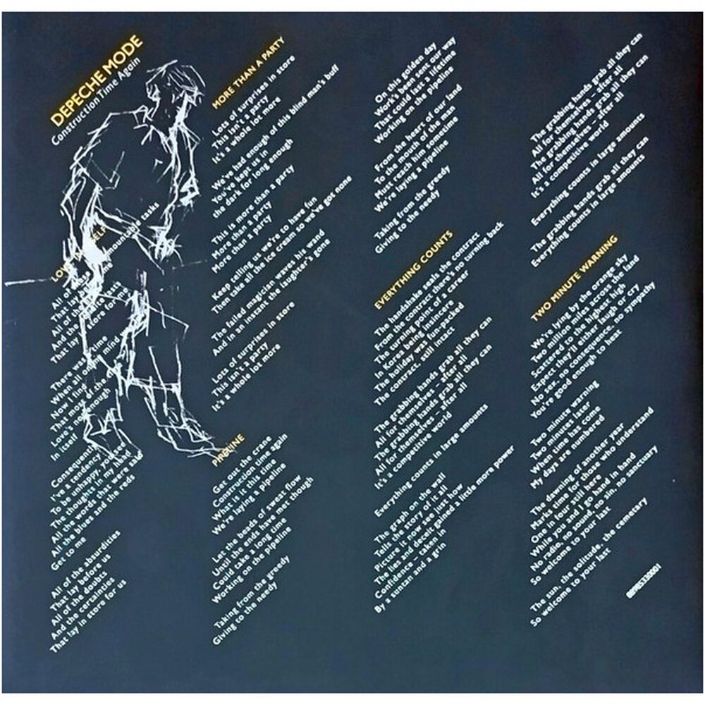 Depeche Mode - Construction Time Again | Vinilo image number 6.0