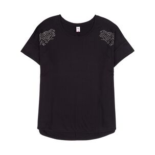 Polera Lisa Manga Corta Cuello Redondo Mujer Sexy Large