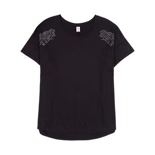 Polera Lisa Manga Corta Cuello Redondo Mujer Sexy Large
