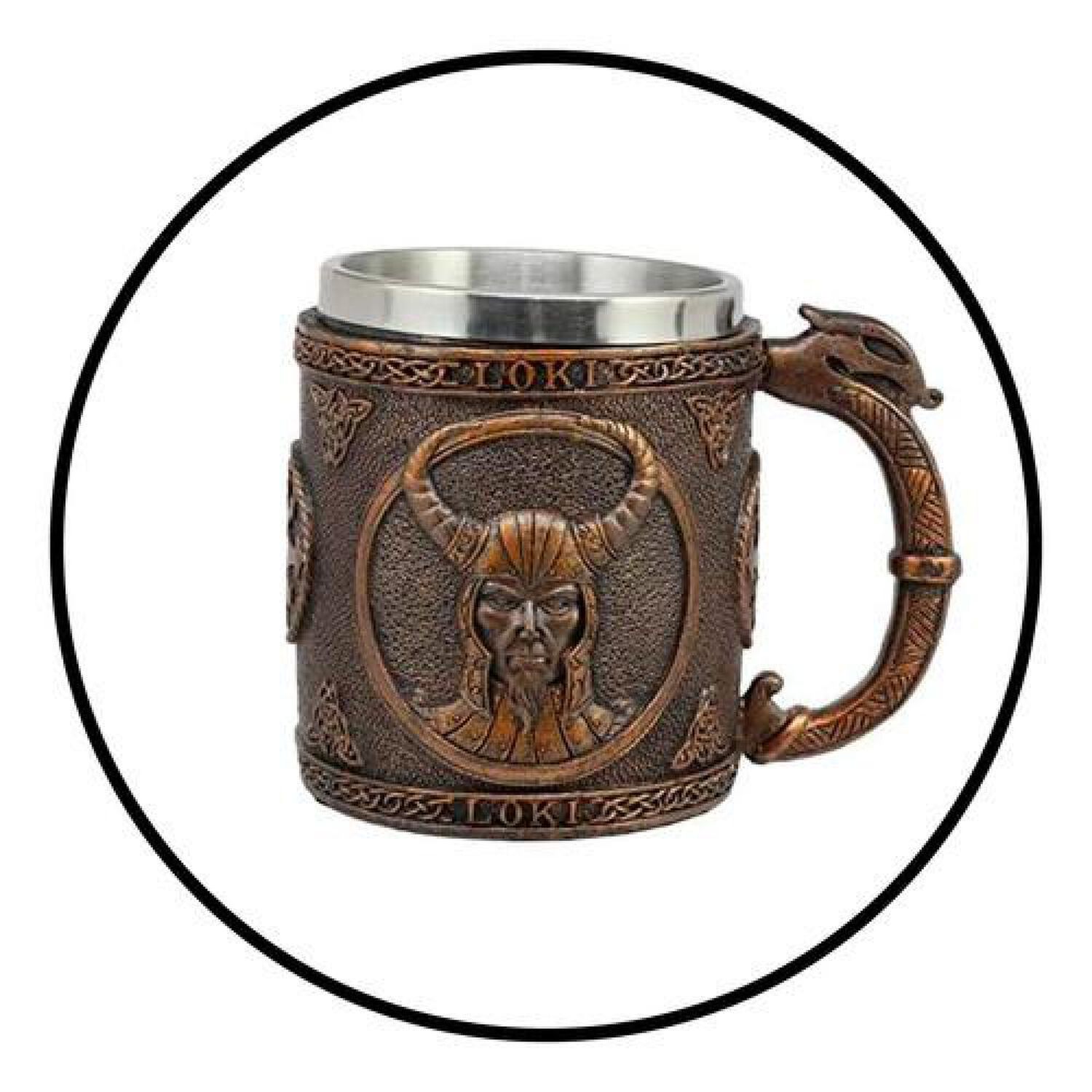 Taz&oacute;n Taza 3d Dioses Vikingo Loki image number 3.0