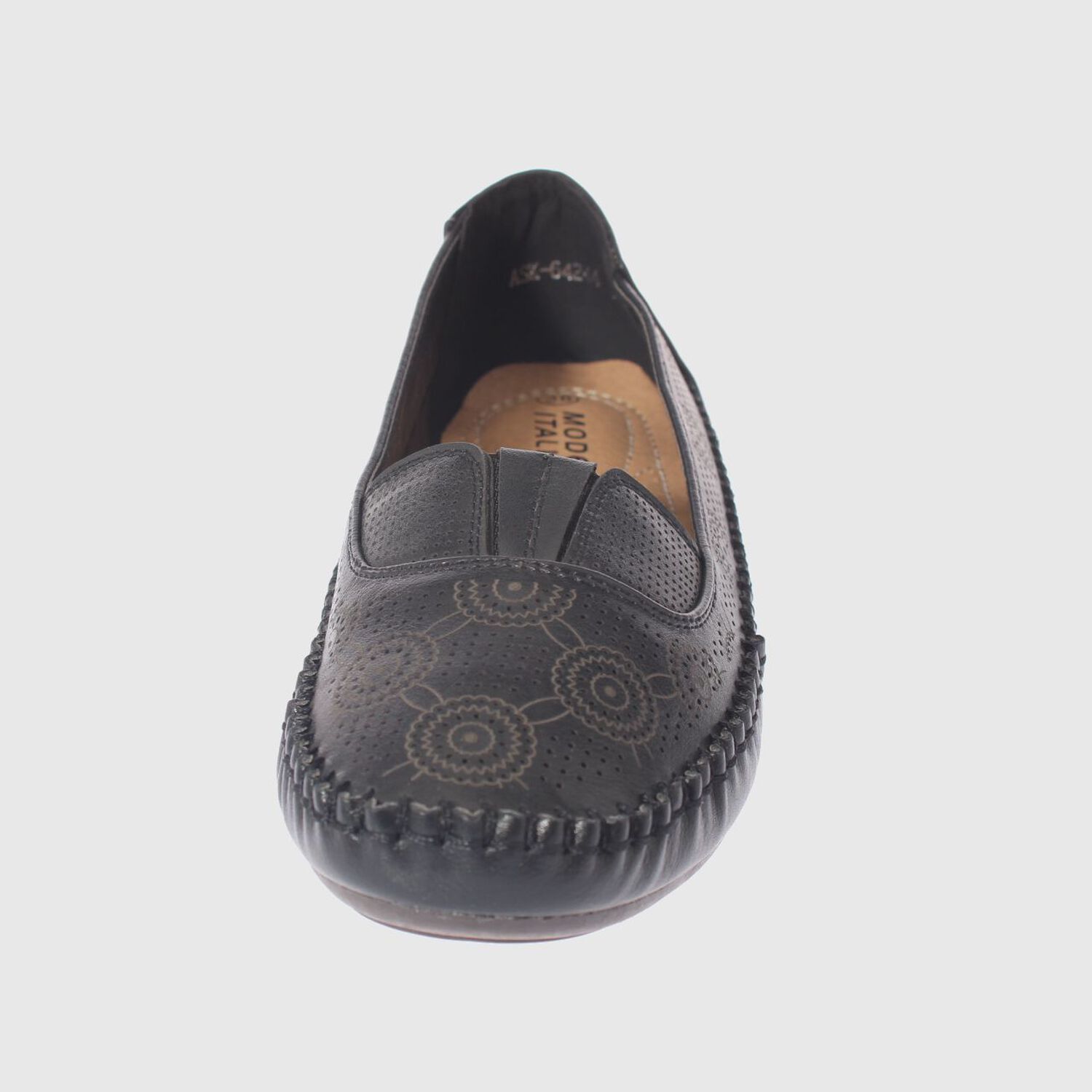 Mocas&iacute;n Negro Modelo Italiano Art. 5ask64244black image number 2.0