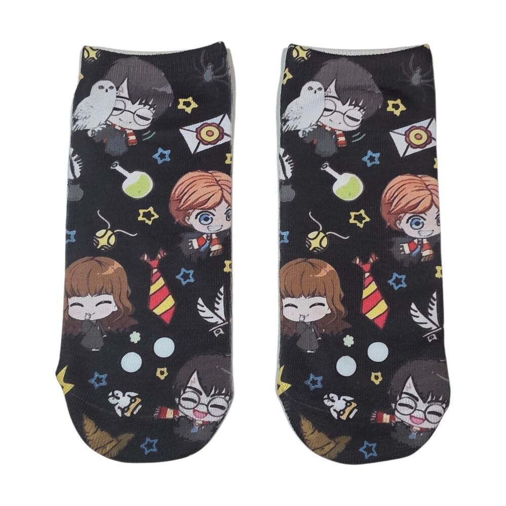 Calcet&iacute;n 3d Tobilleras Harry Potter Kawaii image number 0.0