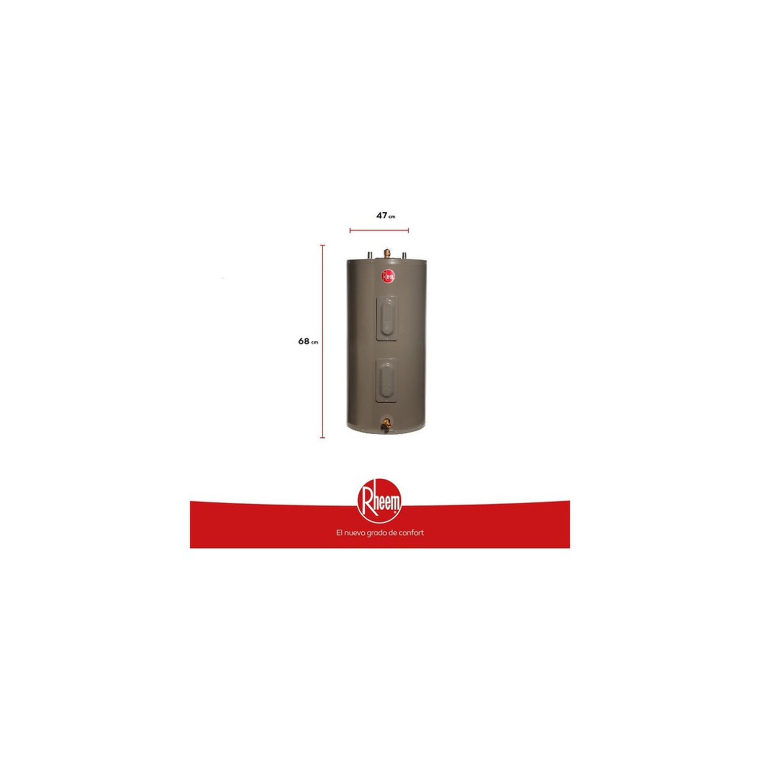Termo El&eacute;ctrico De Piso 76 Litros 220v Rheem image number 1.0
