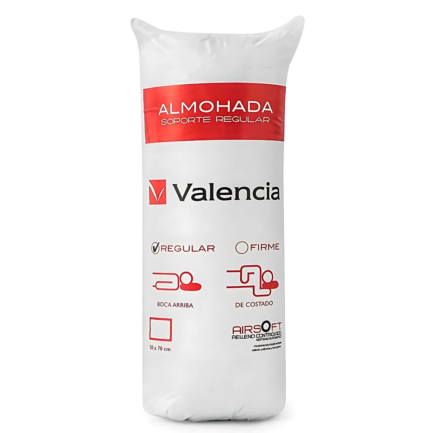 Pack 2 Almohadas Microfibra 50x70cm Valencia - Ps image number 0.0