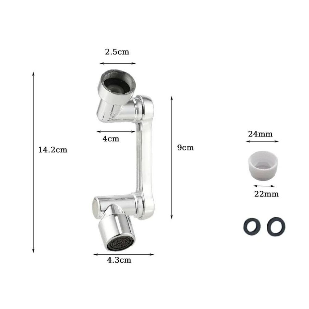 Extensor Llave Grifo Giratorio Universal image number 2.0
