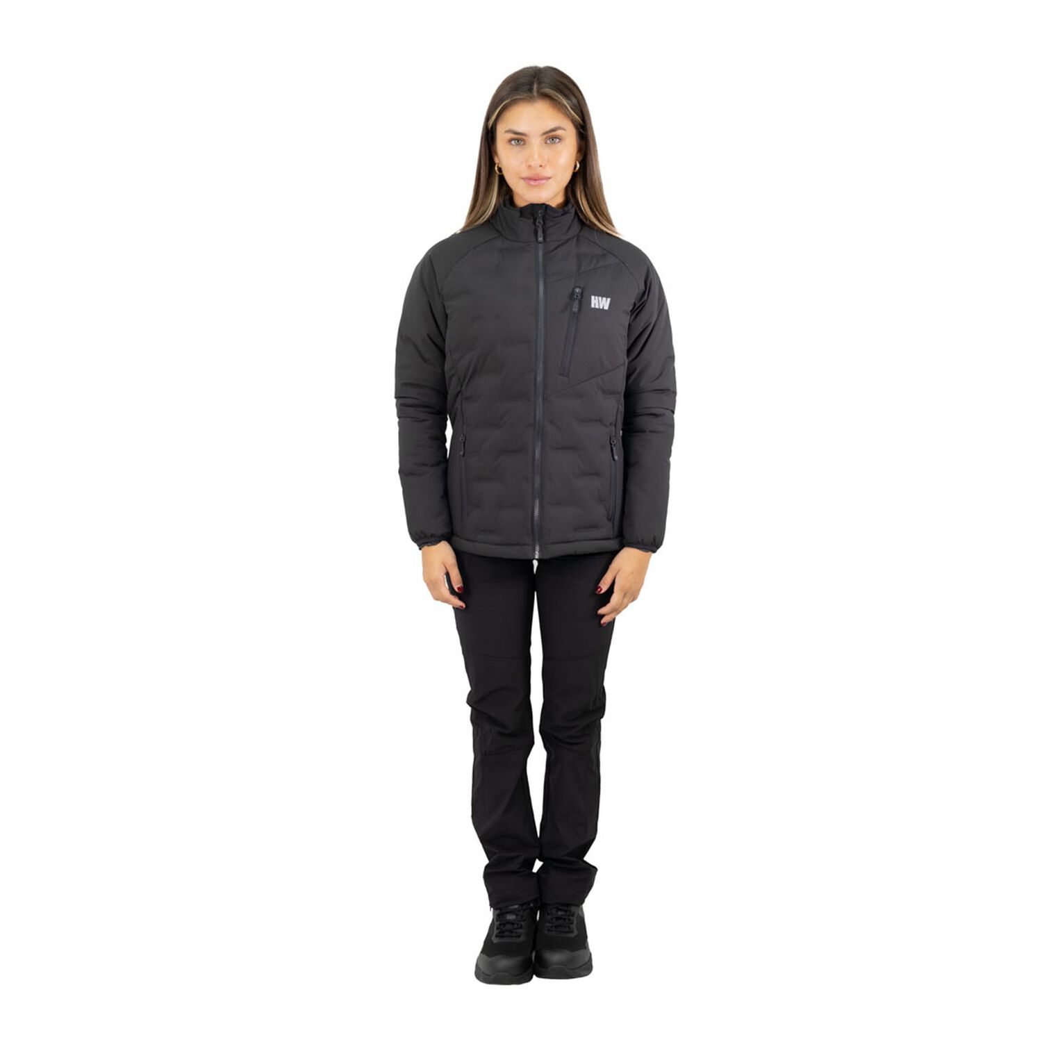 Parka Insulada Hw Explorer S/gorro Mujer Black image number 1.0