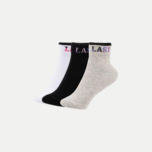 Calcetines Mujer Ankle Crown Everlast / 3 Pares