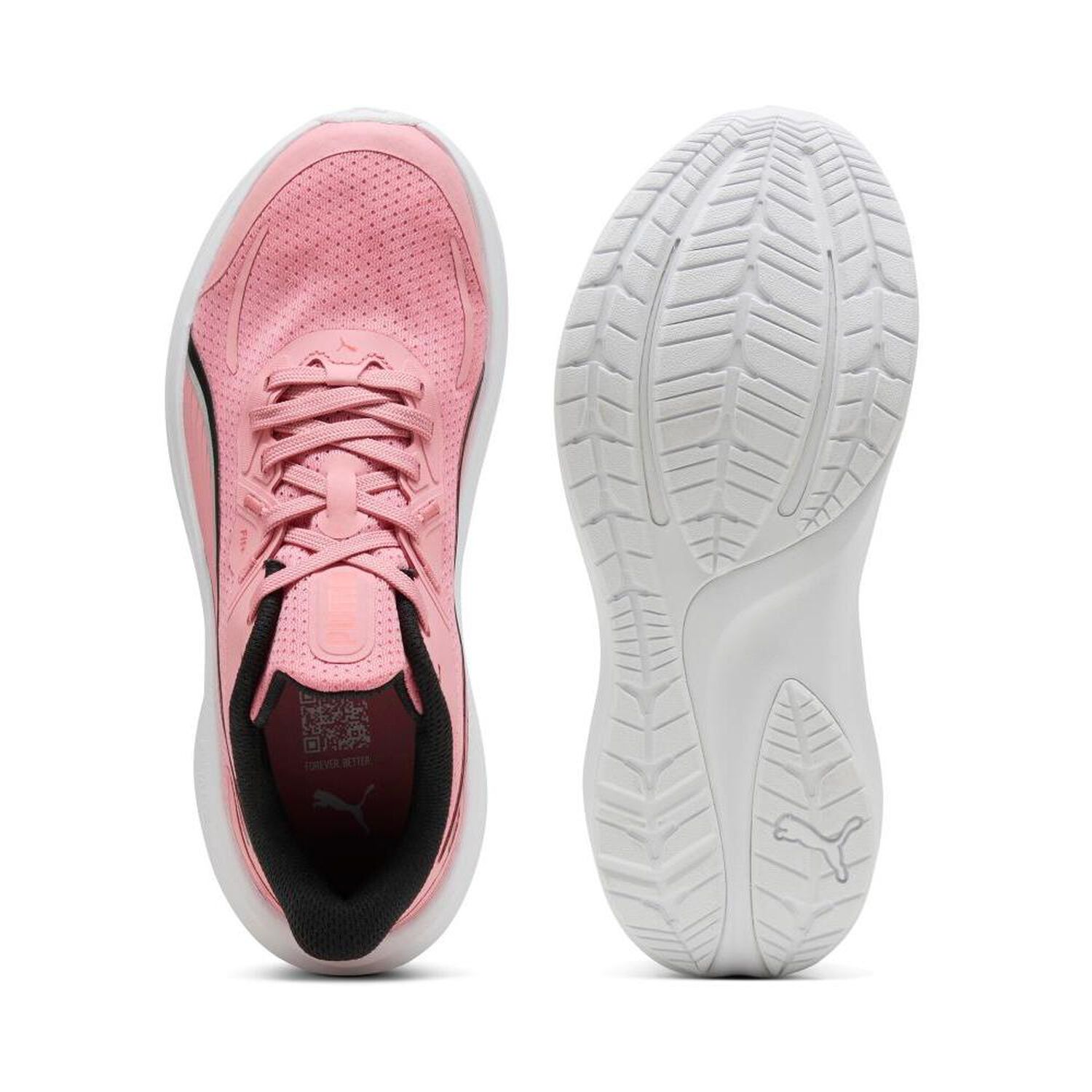 Zapatilla Running Unisex Puma Skyrocket Lite 2 Jr Pinkscape- White image number 4.0