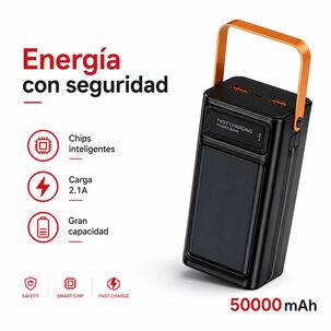 Cargador Bateria Externa 50000mah Powerbank Led Carga Solar