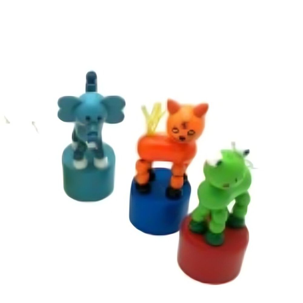 Set 2 Desvanecedor Animal Juguete De Madera Colores image number 1.0