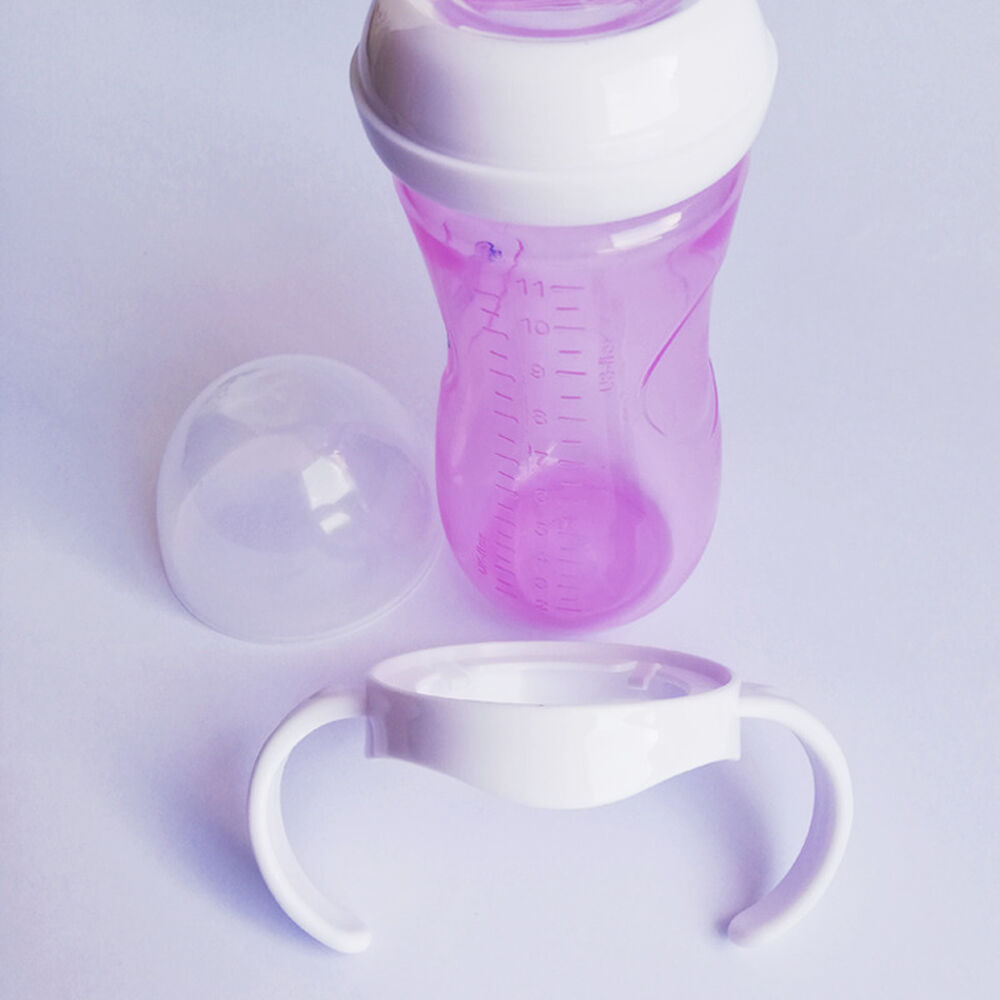 Mamadera Biberon Tetero Con Manilla Super Baby 330 Ml Bebe image number 3.0