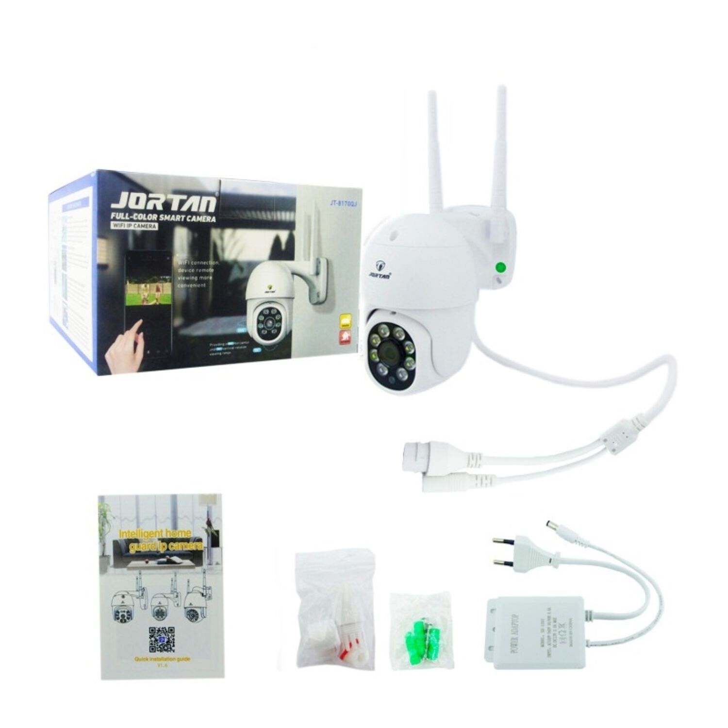 Camara Vigilancia Ip Exterior Jortan Mod.jt-8170 Wifi-lan 8 Led image number 0.0