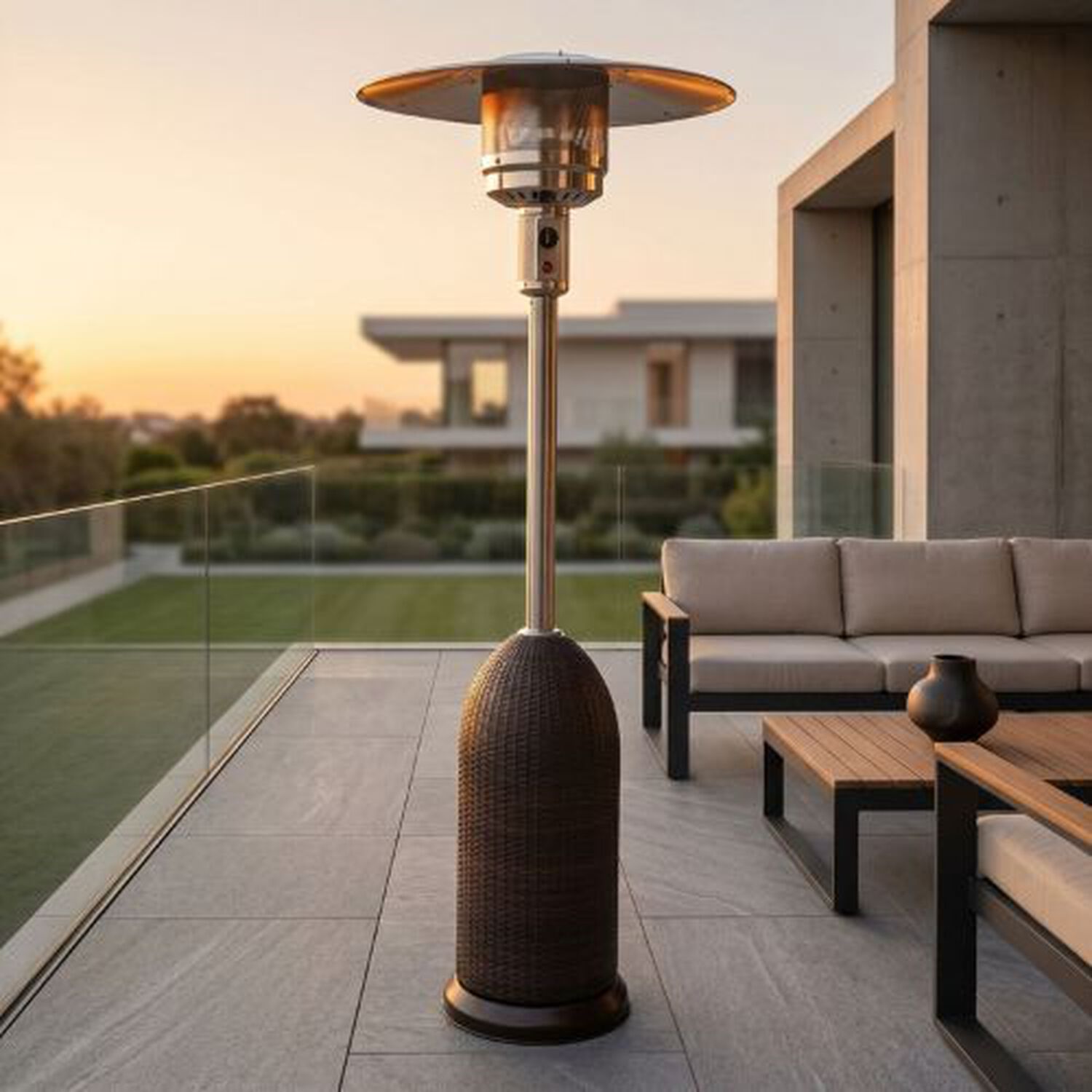 Estufa A Gas Exterior Terraza Setax Rattan Blt image number 4.0