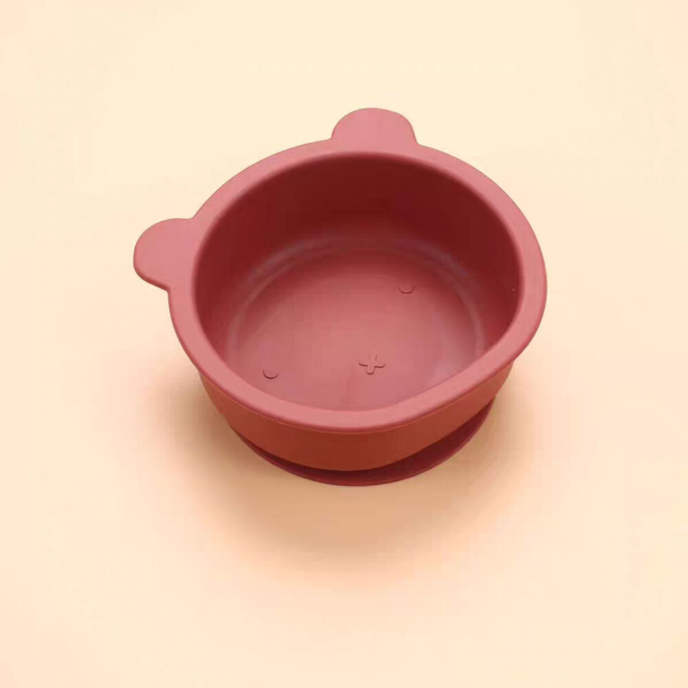 Set De Alimentación Silicona Platos Bebe 5 Piezas Rojo image number 2.0