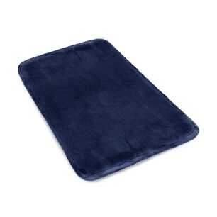 Alfombra De Ba&ntilde;o Nautica Home Flannel 50x80cm Absorbente Azul Marino